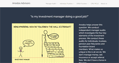 Desktop Screenshot of anodosadvisors.com